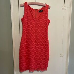 Guess scalloped cocktail dress